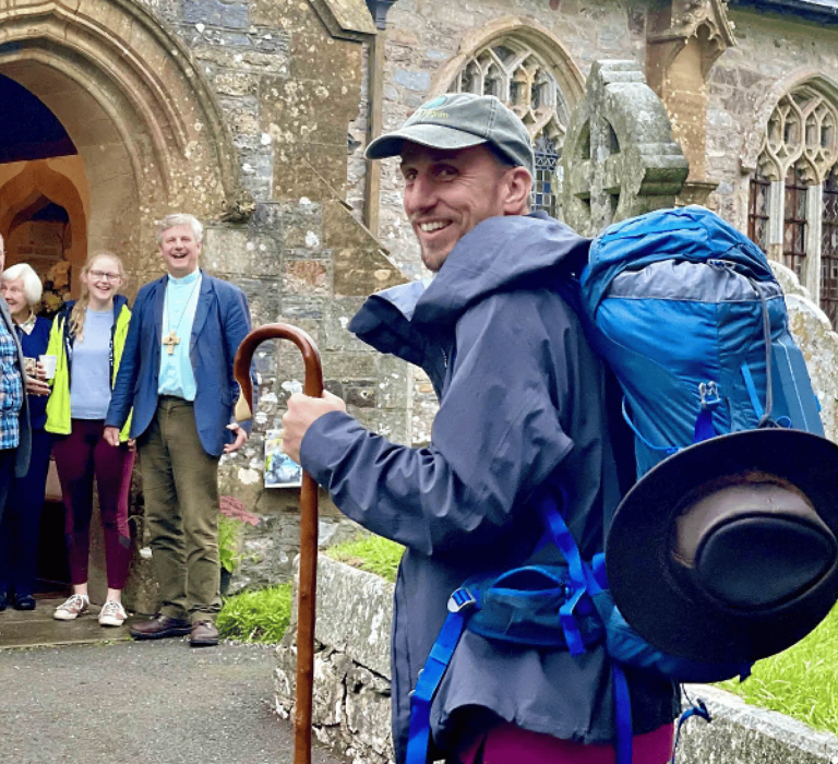 Read more about the article Bishop of Plymouth embarks on a six-day prayer pilgrimage through South Devon