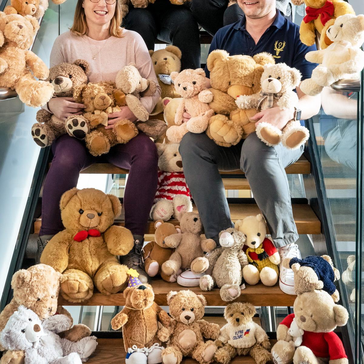You are currently viewing Buckfast Abbey’s 100 teddies spread comfort to children worldwide