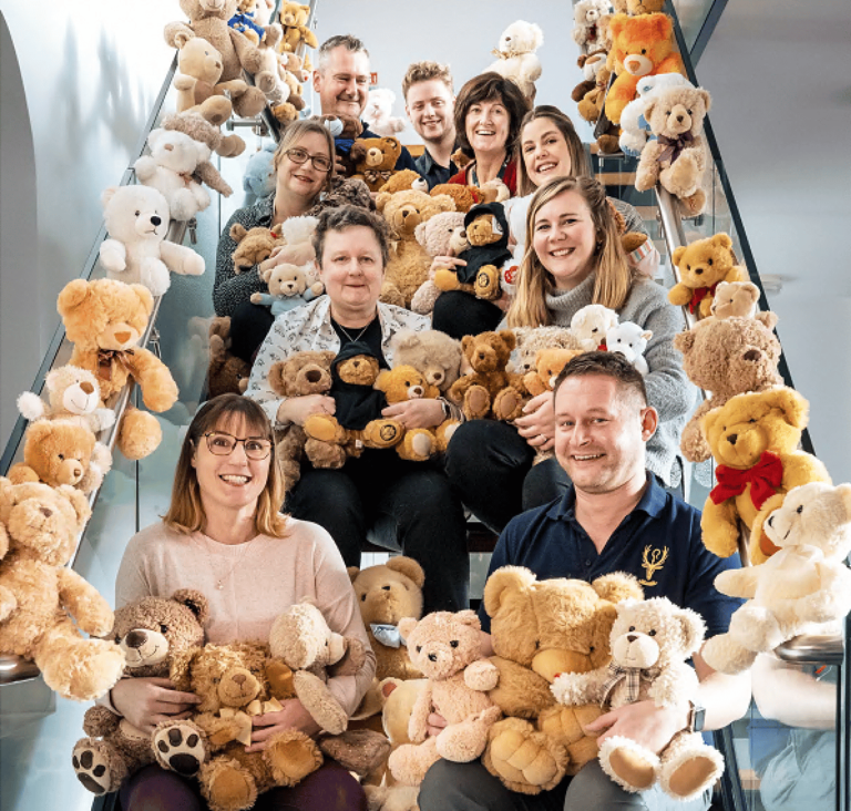 Read more about the article Buckfast Abbey staff send teddy bears worldwide