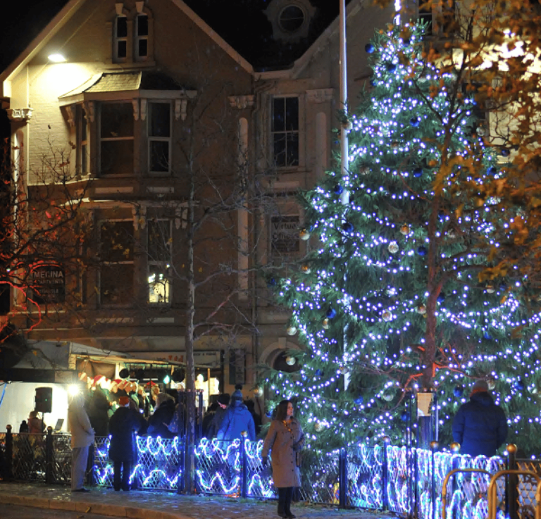 Read more about the article Teignmouth lights up for Christmas so let it glow, let it glow, let it glow