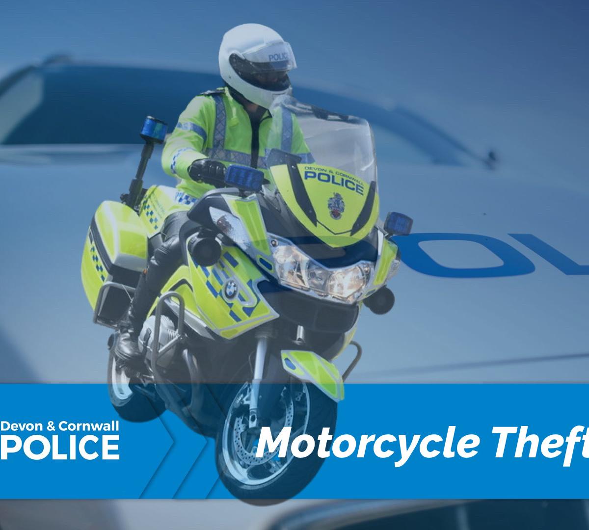 You are currently viewing Lock up your motorbike police warn after a series of thefts in Newton Abbot