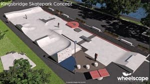 You are currently viewing Work on Kingsbridge skatepark starts next week
